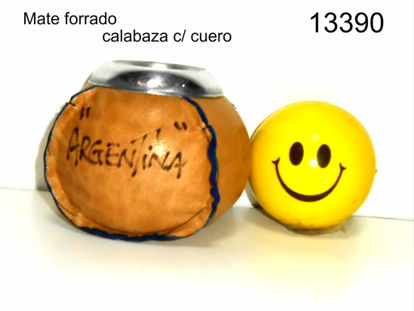 Imagen de MATE CALABAZA CON CUERON 2.24